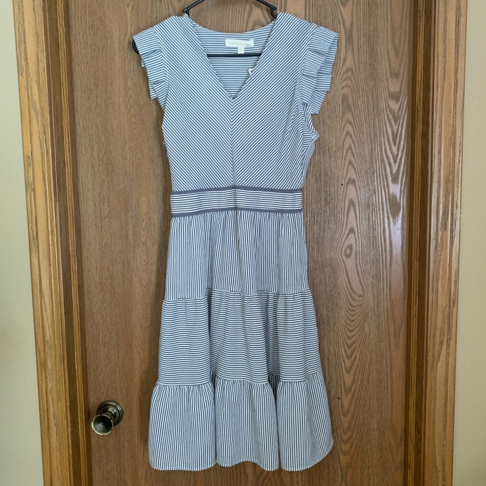 Striped Midi dress